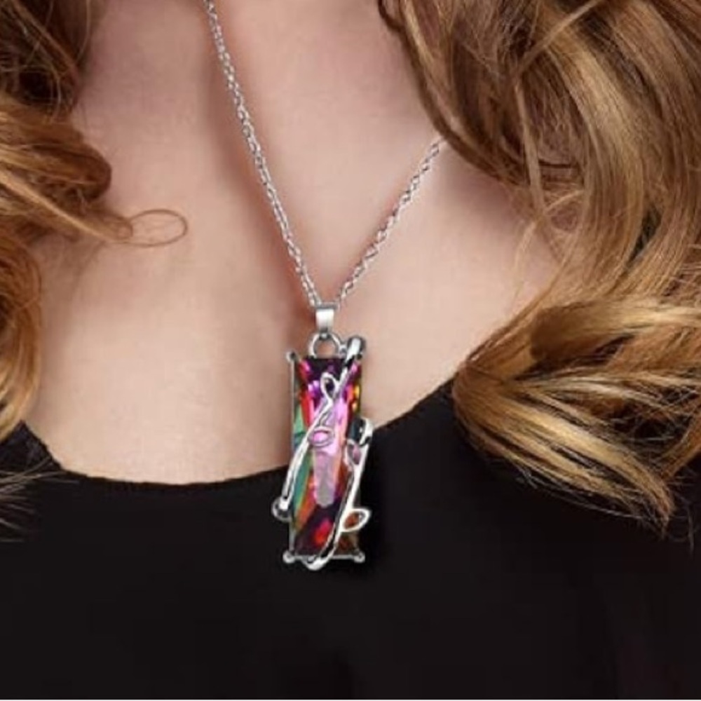 Vintage style necklace with pendant - Picture 1 of 1